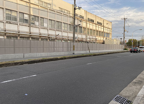 ロート製薬 大阪本社 外構塀改修工事